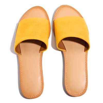 European Fashion Style Women Slides Outside Flat Ladies Sexy Slippers Comfort Casual Anti Skid Female Sandals Shoes